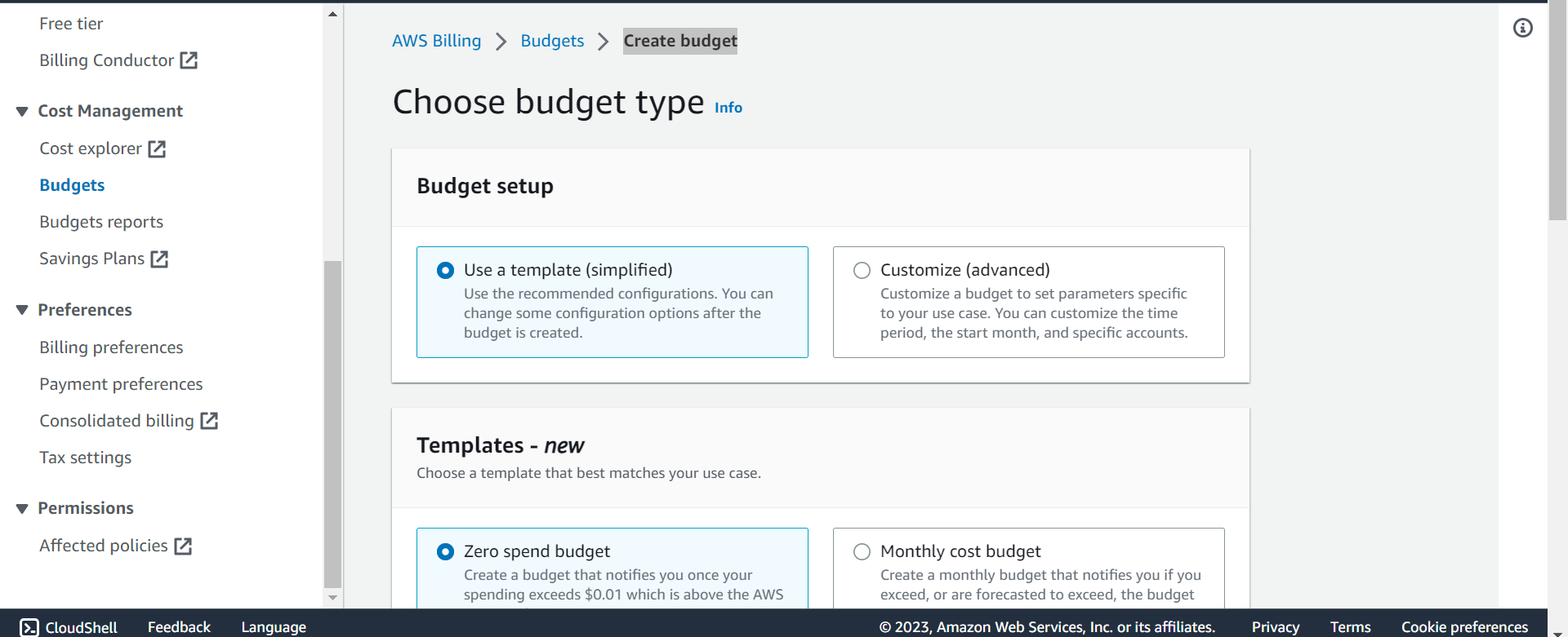 budget