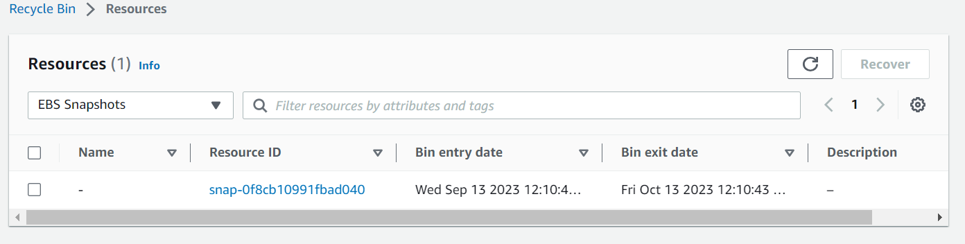 recycle_bin_snapshot_list