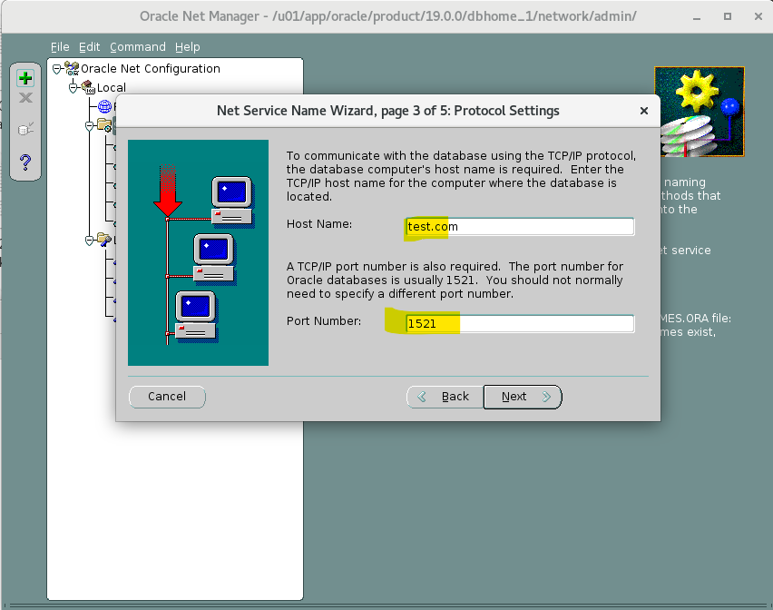 lab_netmgr_tnsname_create