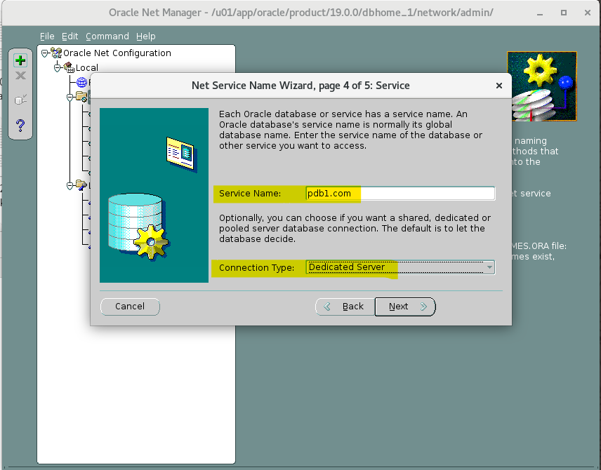 lab_netmgr_tnsname_create