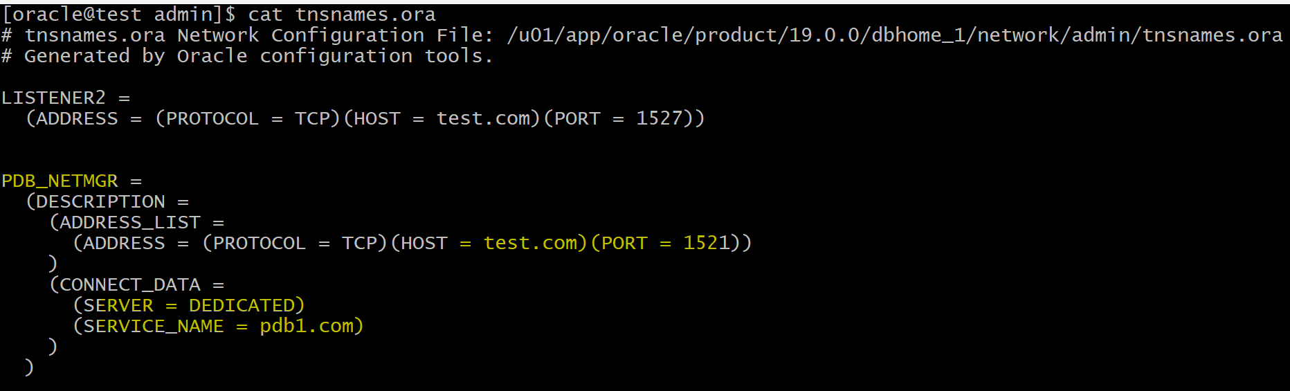 lab_netmgr_tnsname_create